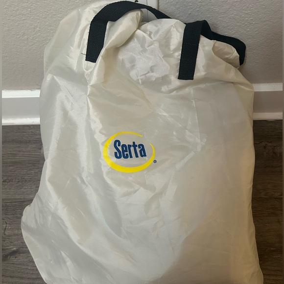 Serta Beige Inflatable Mattress with Built-in Pump - Picture 4 of 10